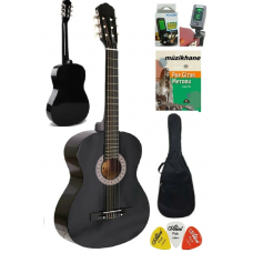 Klasik Gitar 4/4 Tamboy ( Gitar + Akort Cihazı + Metot + Kılıf + Pena)